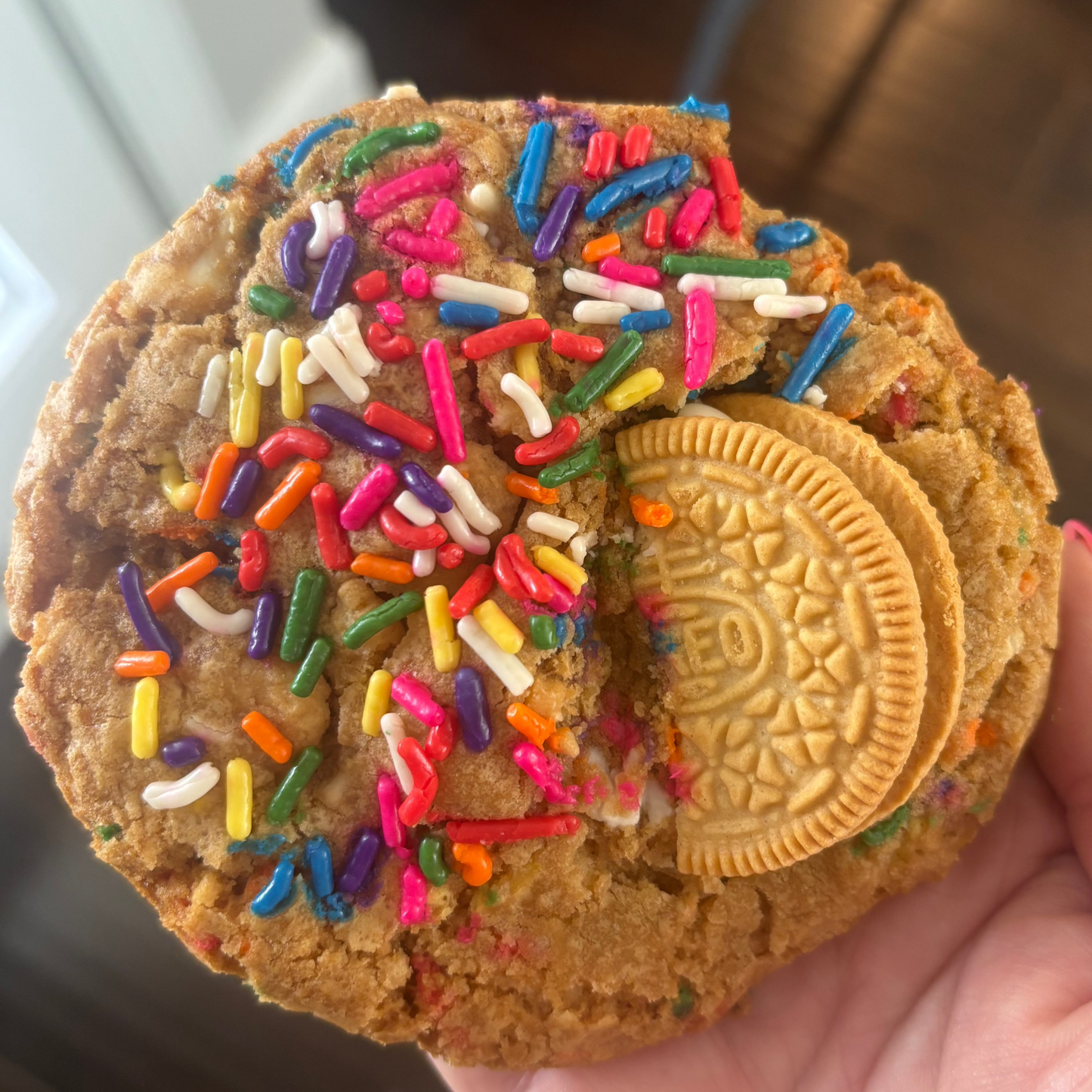 Golden Oreo Confetti Cookie