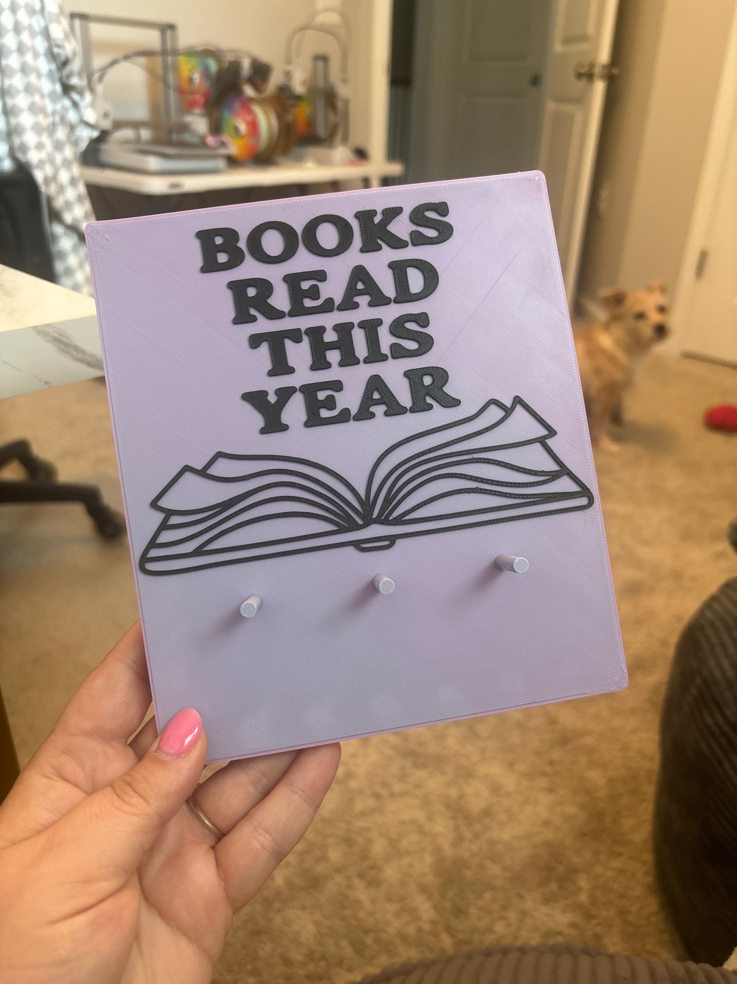 Books Read Counter Sign