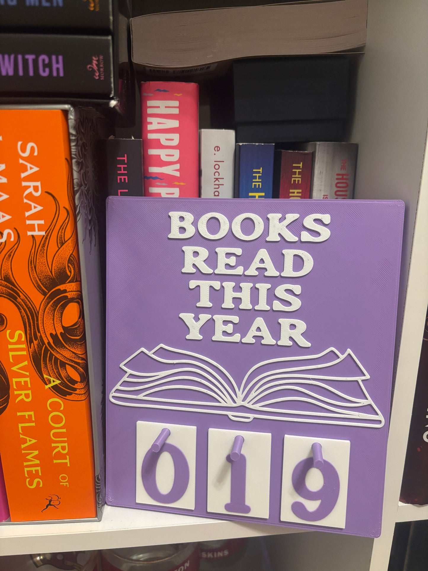 Books Read Counter Sign