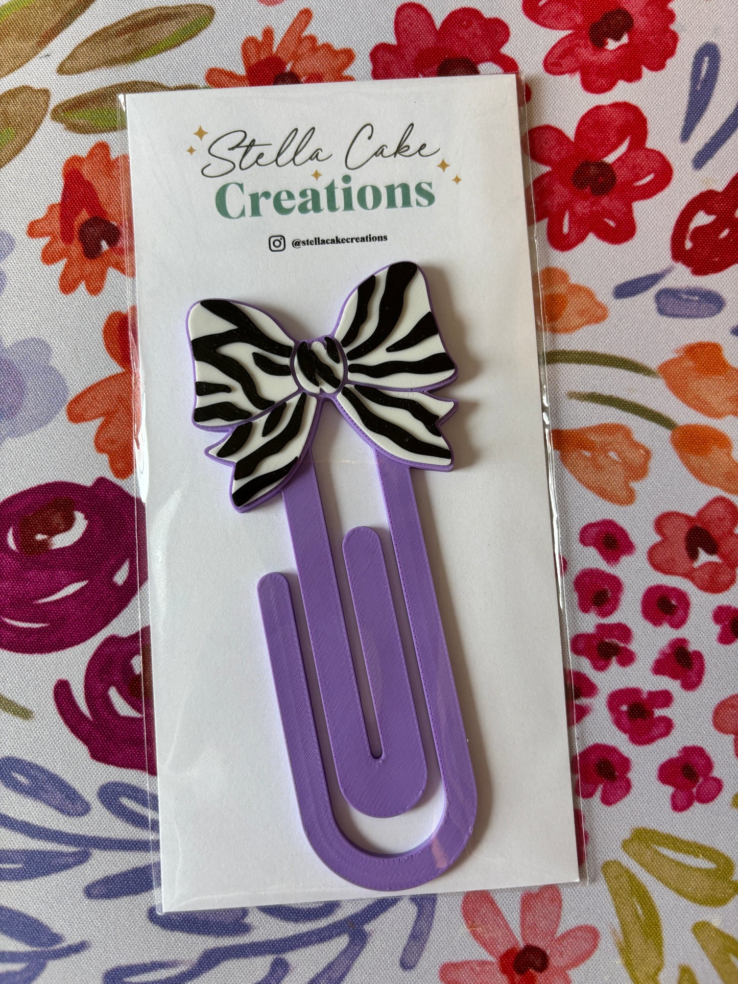 Zebra Bow | Clipmark