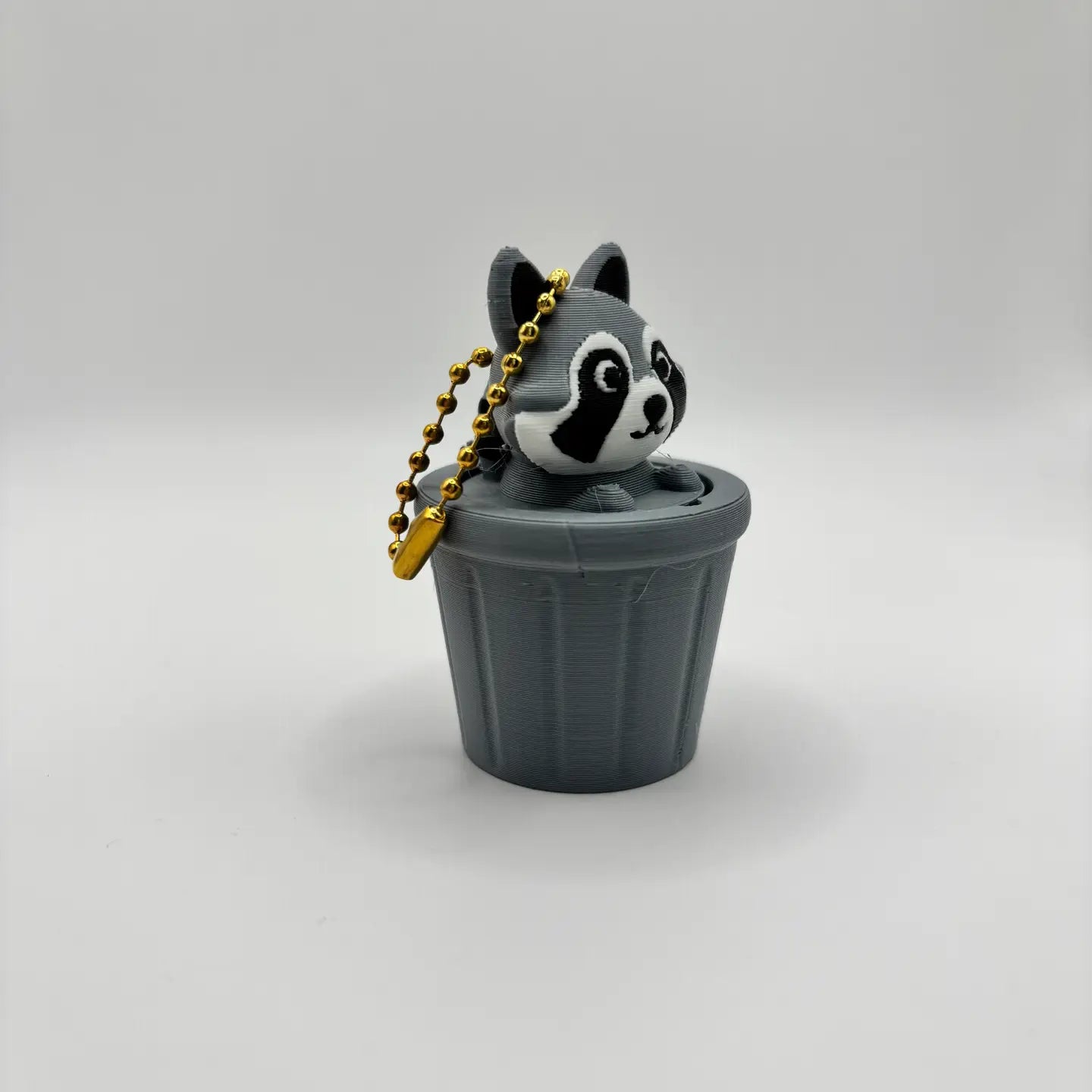 Raccoon in Trashcan Fidget Clicker