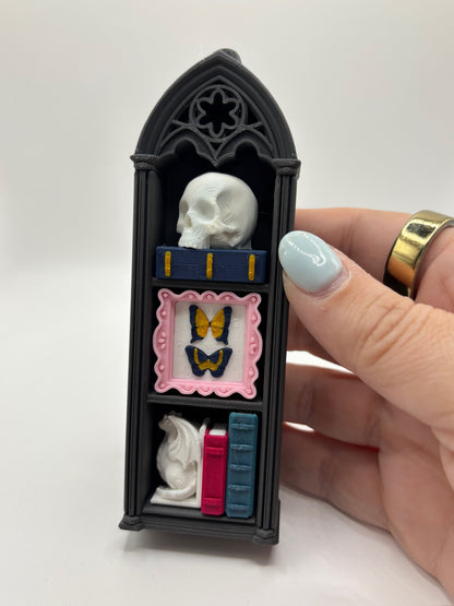 Skinny Gothic Bookcase Clicker