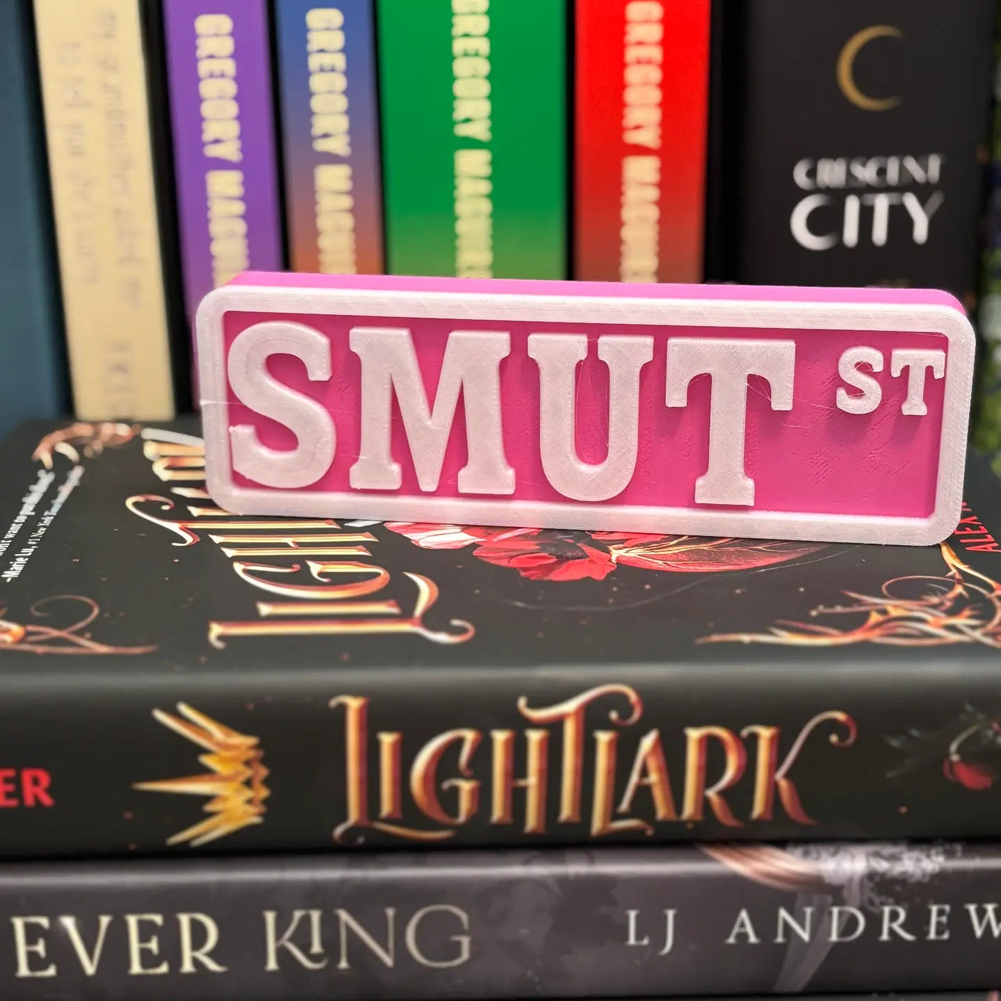 Smut Street Sign | Bookshelf Decor
