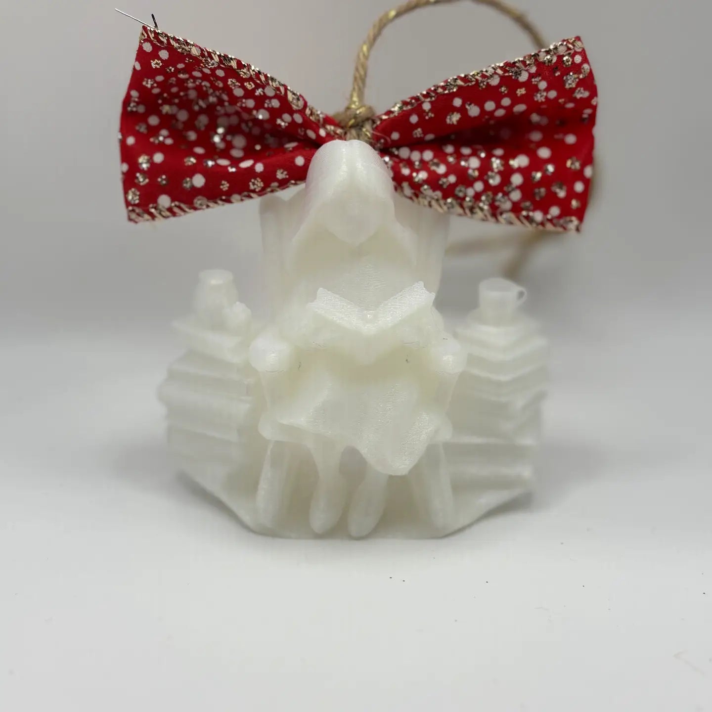 Book Girl Ornament 3D Printed