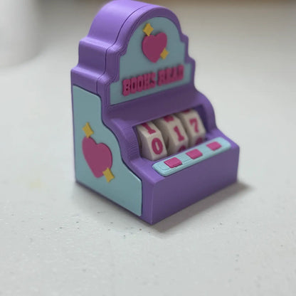 Slot Machine Themed Book Counter