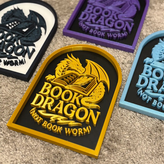 Book Dragon Sign