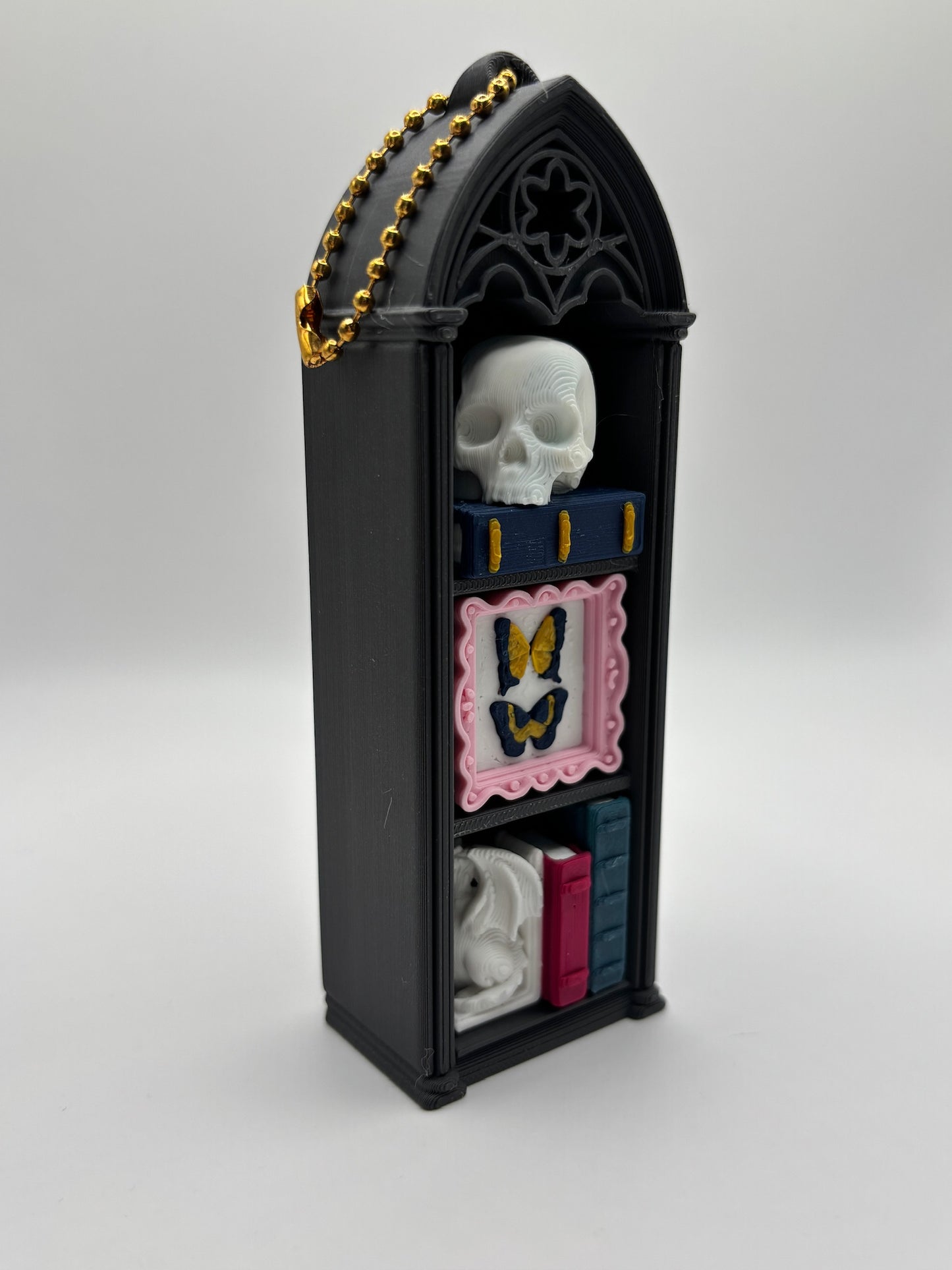 Skinny Gothic Bookcase Clicker