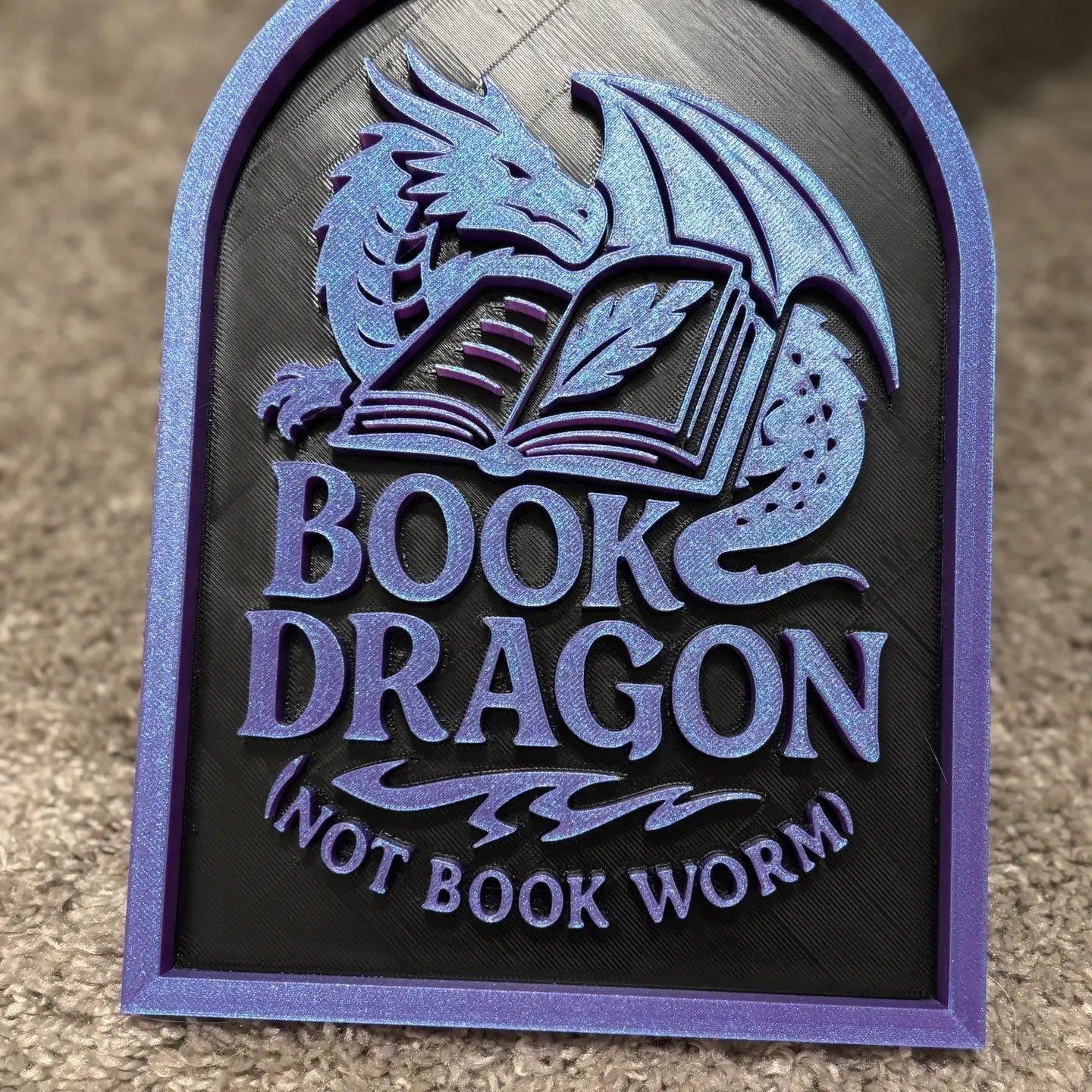 Book Dragon Sign
