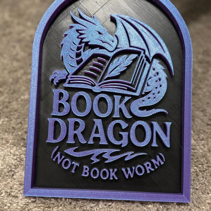 Book Dragon Sign