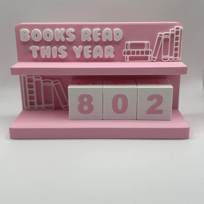 Book Counter with Number Blocks
