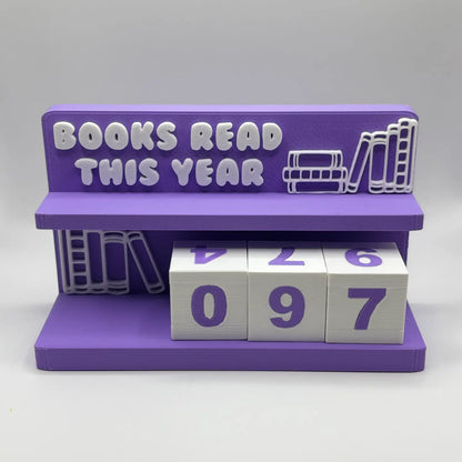 Book Counter with Number Blocks