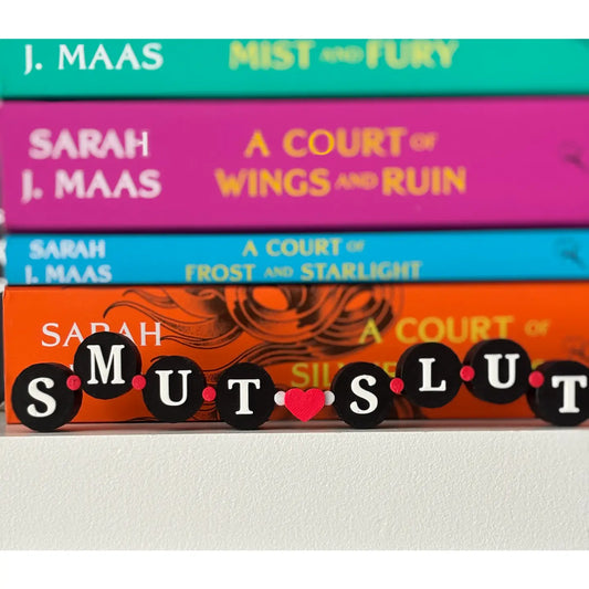Friendship Bracelet Smut Slut Bookshelf Sign
