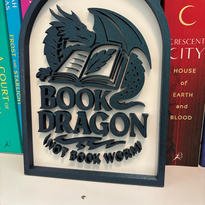 Book Dragon Sign