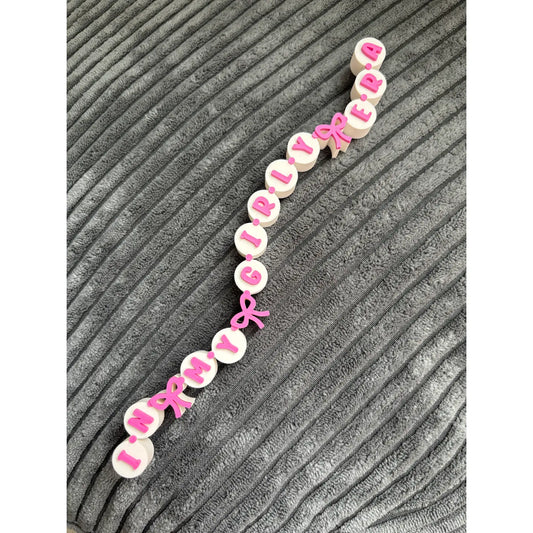 Friendship Bracelet Girly Era Bookshelf Sign