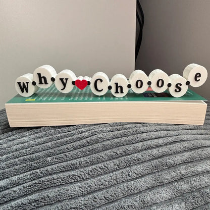 Friendship Bracelet Why Choose Bookshelf Sign