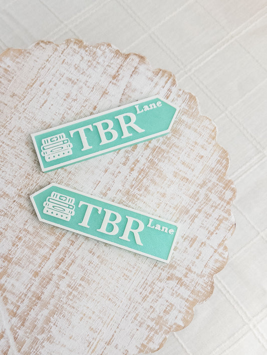Green TBR (to be read) Sign