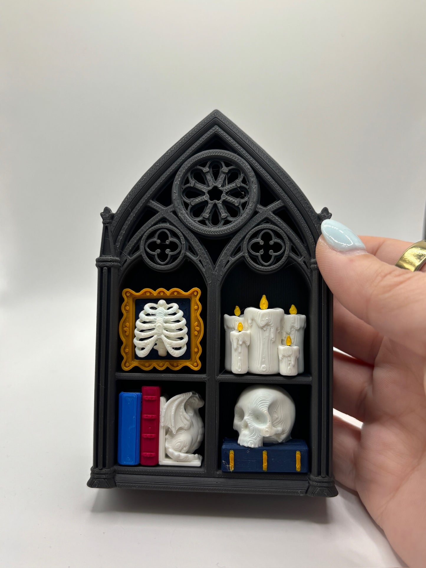 Gothic Bookcase Fidget Clicker