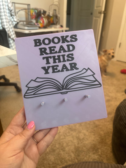 Books Read Counter Sign
