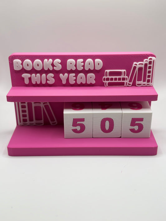 Book Counter with Number Blocks