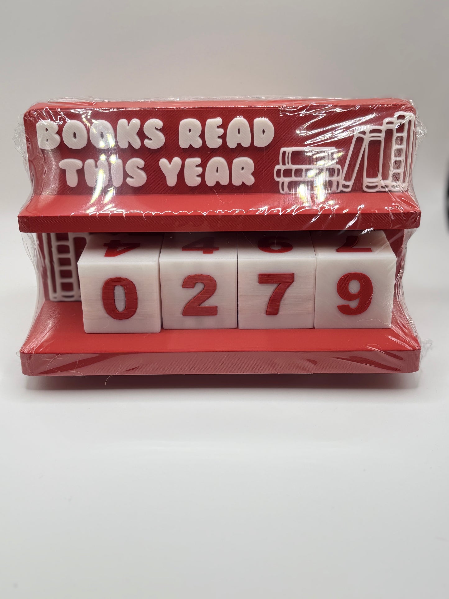 Book Counter with Number Blocks