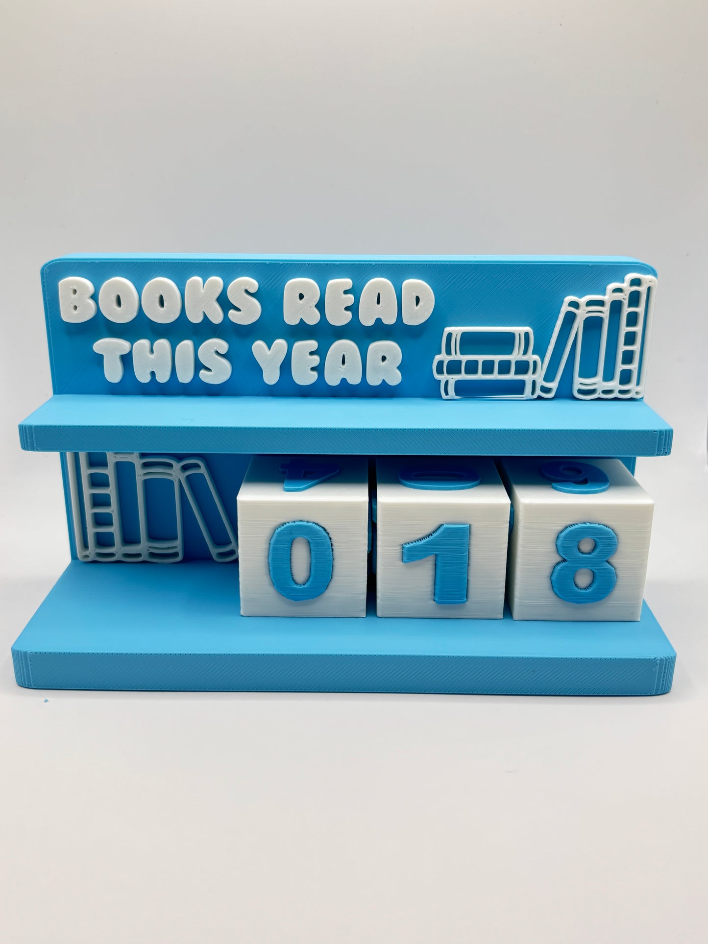 Book Counter with Number Blocks