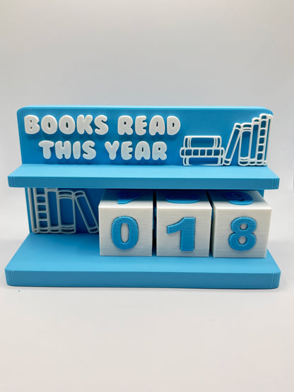 Book Counter with Number Blocks