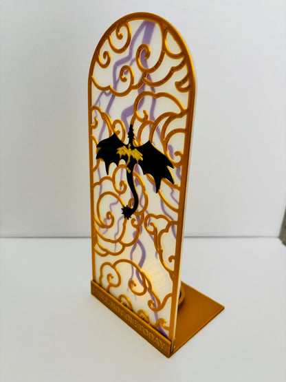 Dragon Tealight Holder Bookend