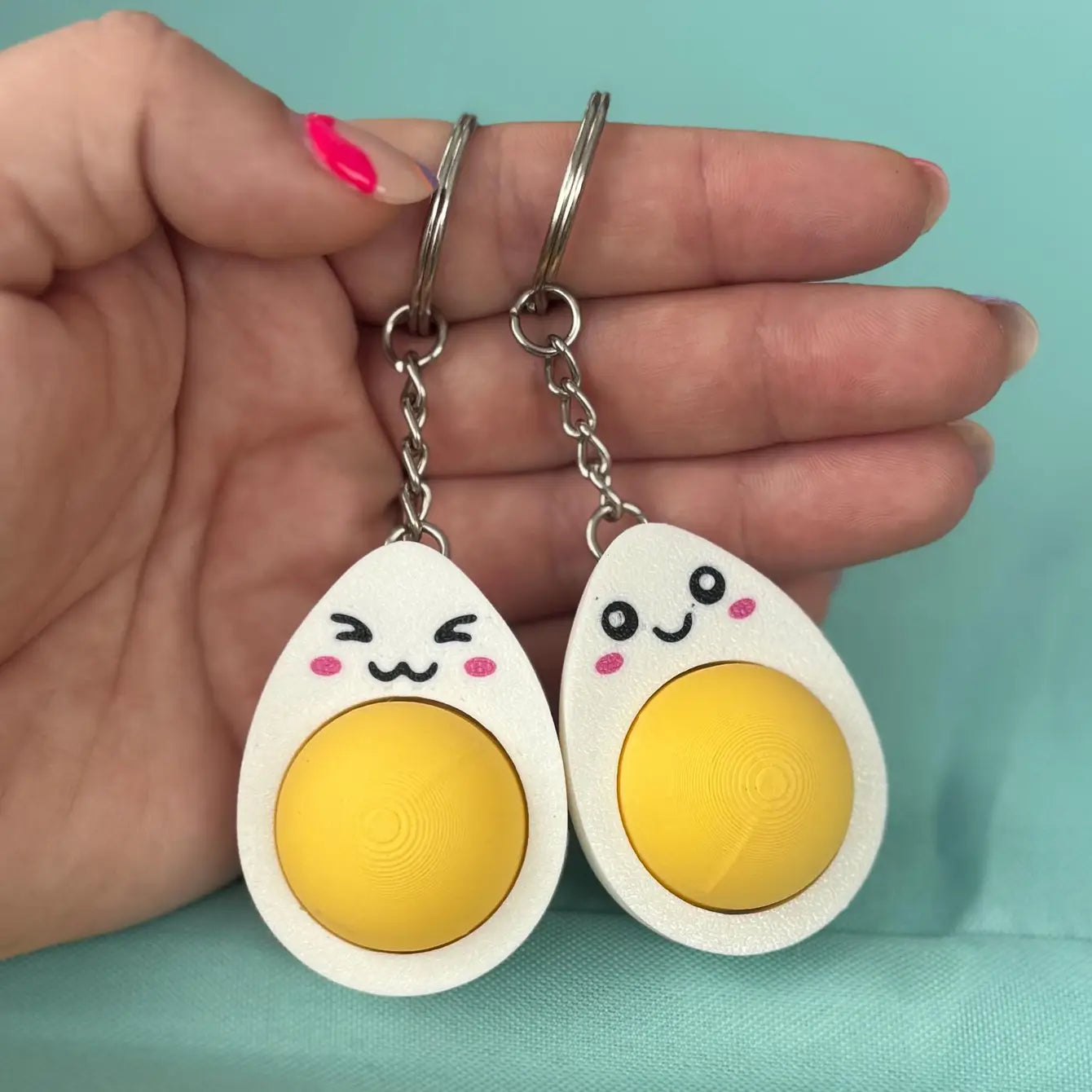Egg Fidget Keychain