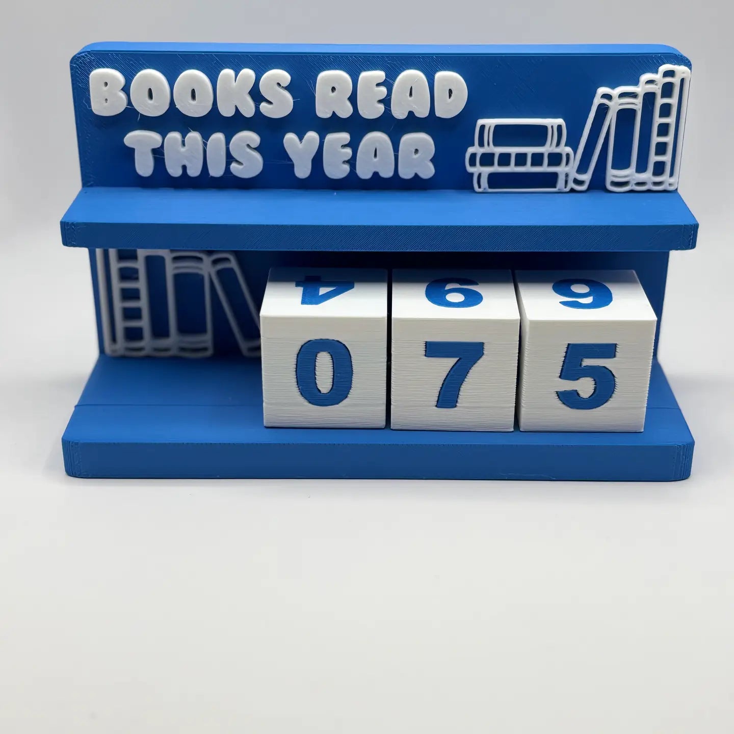 Book Counter with Number Blocks