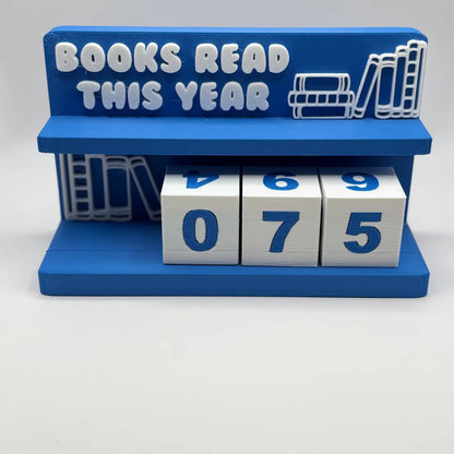Book Counter with Number Blocks